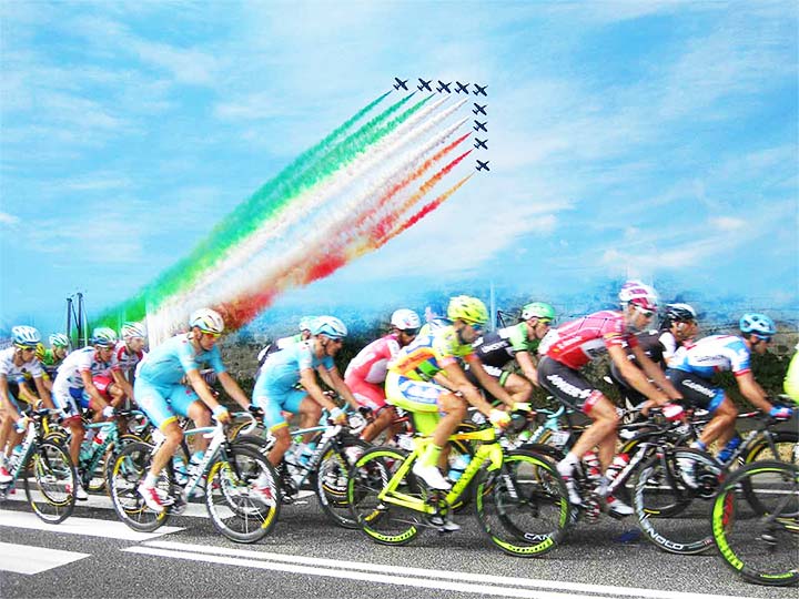 「イタリア最大の自転車レース、ジロ・デ・イタリアの現地観戦！」　トップ画像