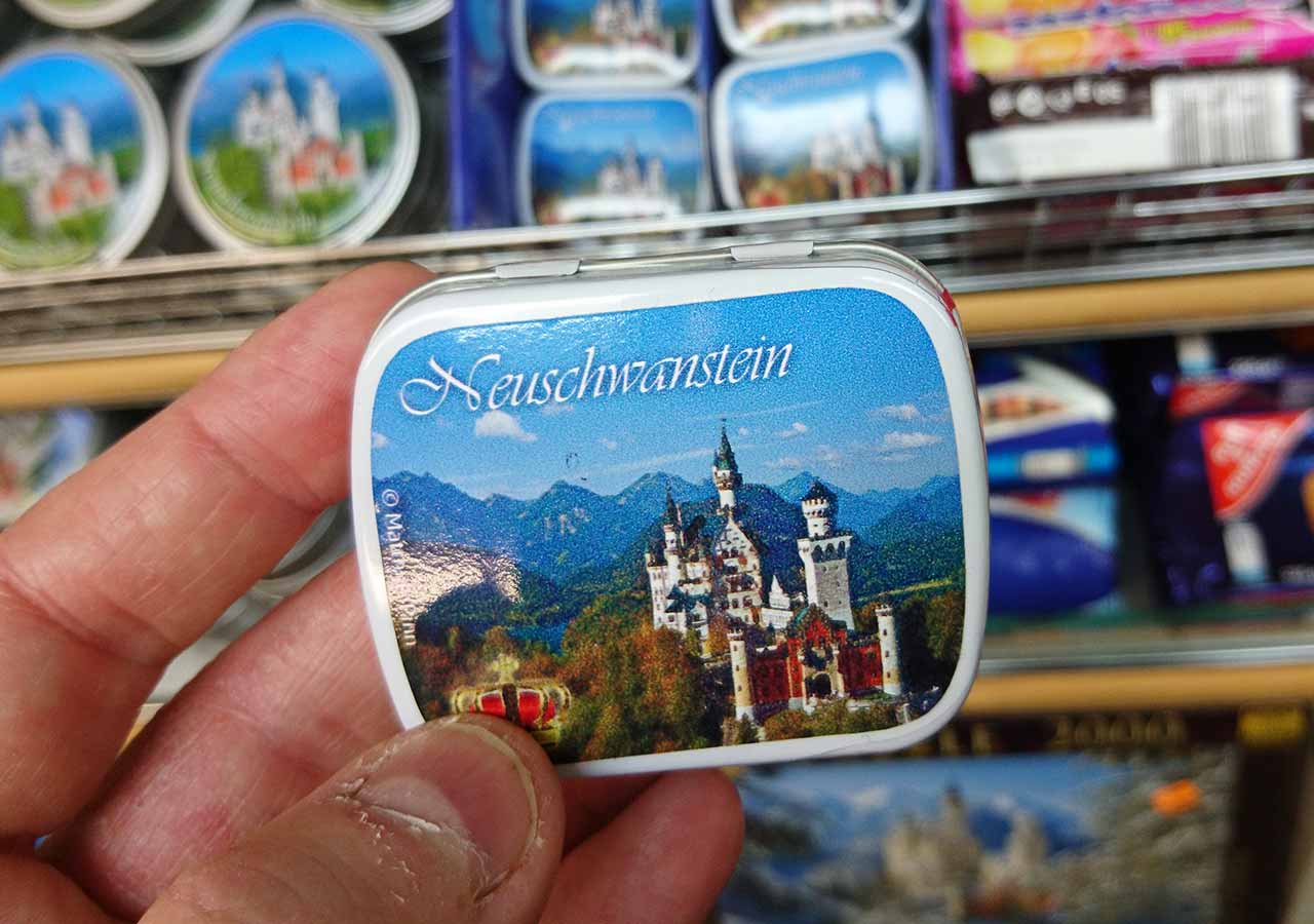 ノイシュバンシュタイン城のお土産　キャンディ