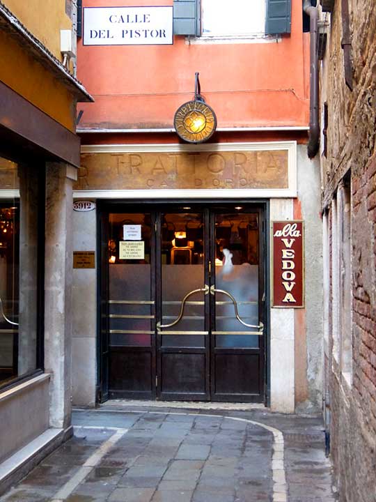 ベネチアのおすすめレストラン　Cà D'Oro alla Vedova
