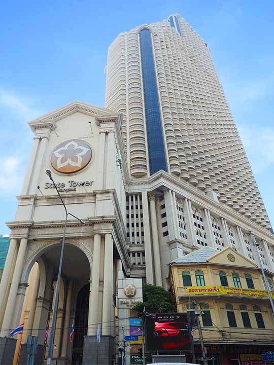 バンコクの観光に便利なおすすめホテル　ルブア アット ステート タワー（lebua at State Tower）
