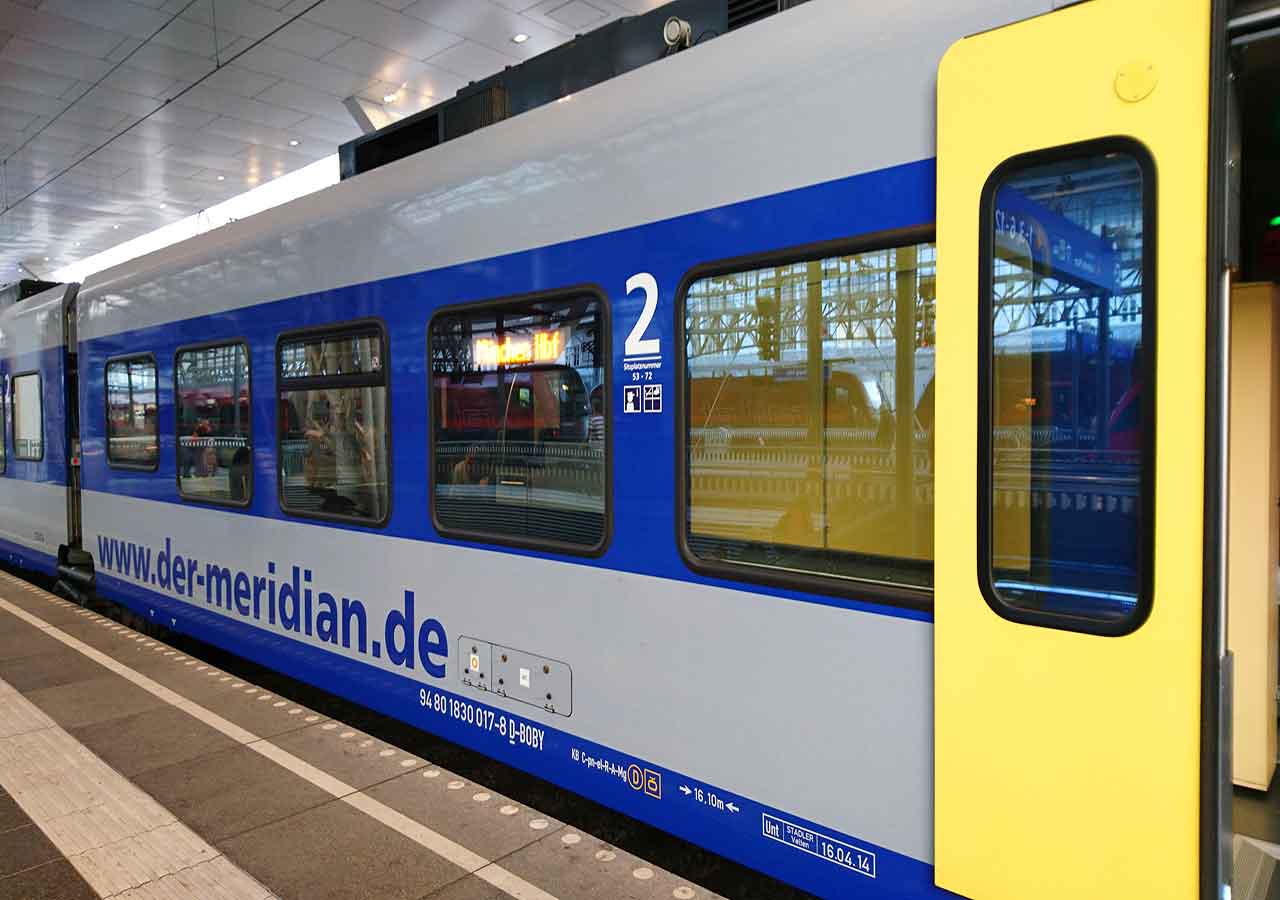 DB（ドイツ鉄道）のメリディアン（Meridian）列車