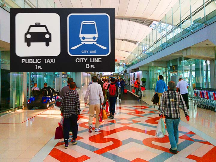 「バンコクのスワンナプーム空港から市内のアクセスは？タクシーや電車が簡単！」　トップ画像