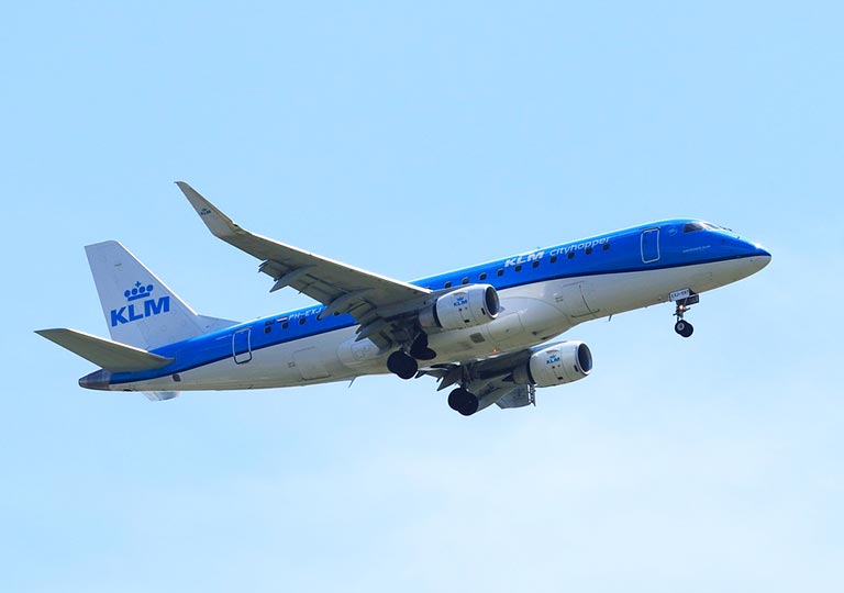 KLM航空の飛行機