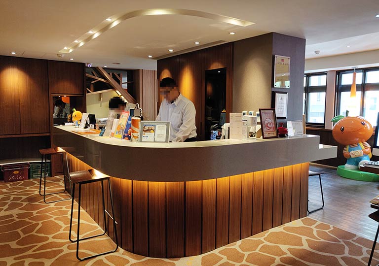 オレンジホテル-カイフォン台北（Orange Hotel-Kaifong Taipei）　レセプション