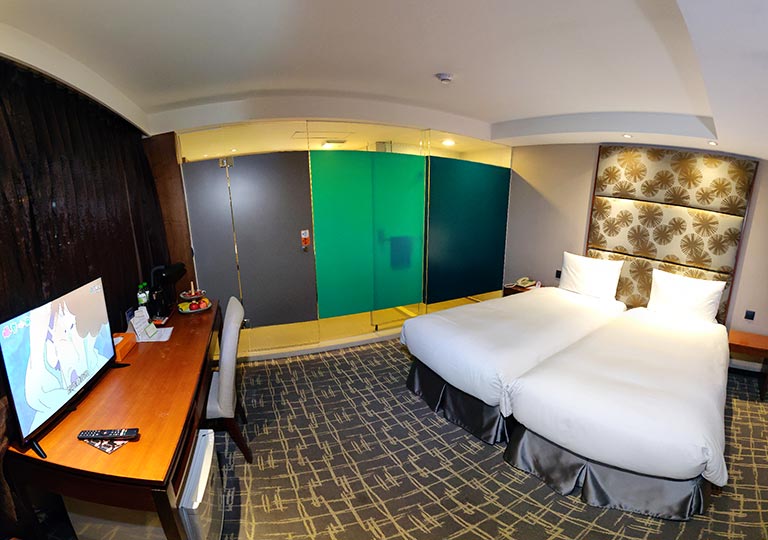 オレンジホテル-カイフォン台北（Orange Hotel-Kaifong Taipei）　客室のパノラマ画像