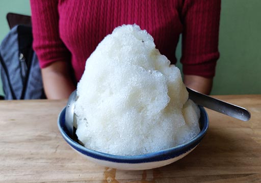 台中　豆乳かき氷