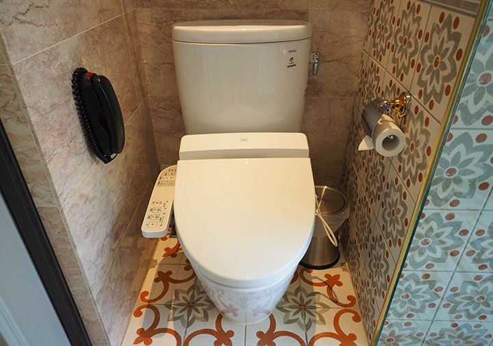 ゴールデンチューリップRSブティックホテル台南　客室のトイレ