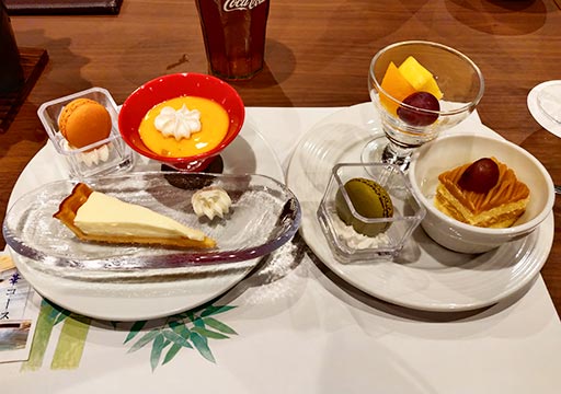 レックスホテル別府　夕食のデザート