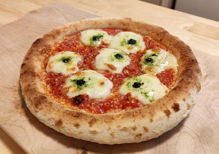 森山ナポリの冷凍ピザお取り寄せ　ダブルチーズマルゲリータ