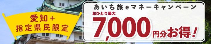 yukoyuko-aichi-tabi-emoney-campaign あいち旅eマネーキャンペーン ゆこゆこ
