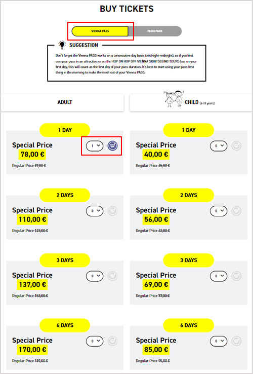 ウィーン観光　ウィーンパス（VIENNA PASS）のオンライン購入方法