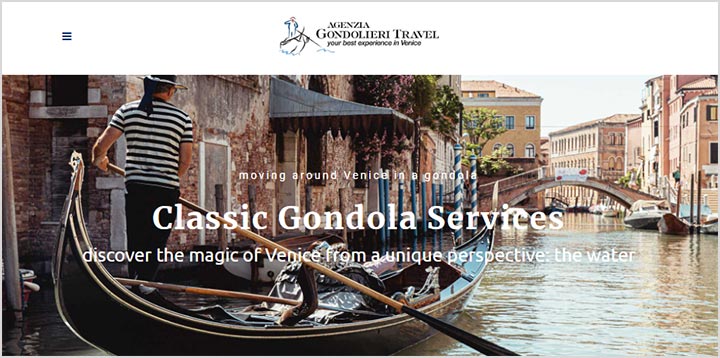 ベネチア観光　ゴンドラ予約サイト