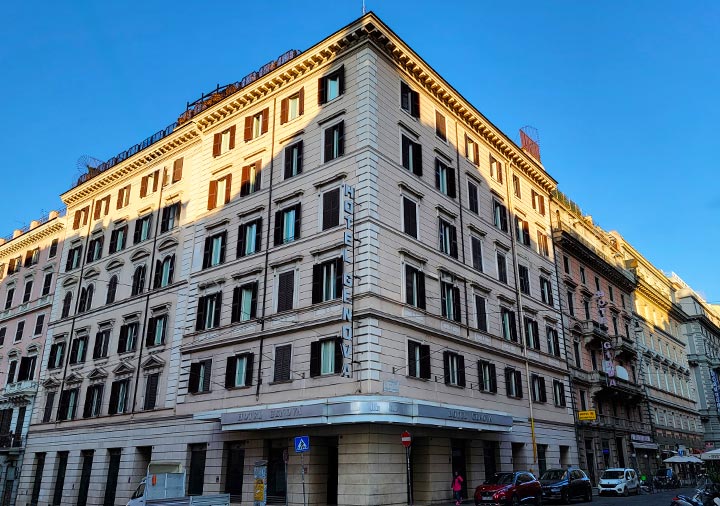 ローマ　テルミニ駅周辺のホテル　ホテル ジェノバ （Hotel Genova）
