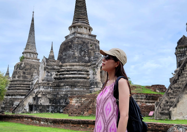 アユタヤ遺跡 ワット プラ シー サンペット(Wat Phra Si Sanphet)とEna