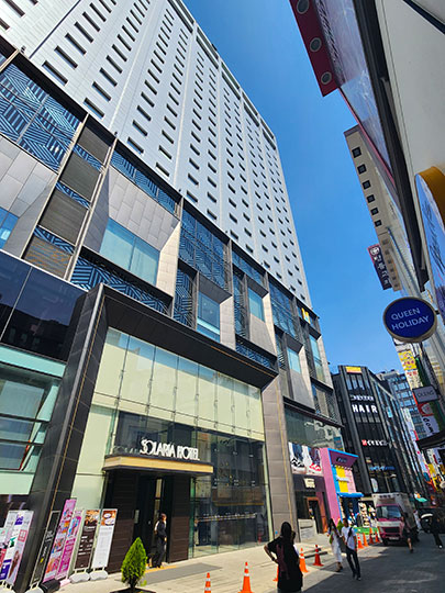 ソラリア西鉄ホテルソウル明洞(Solaria Nishitetsu Hotel Seoul Myeangdong) 　建物