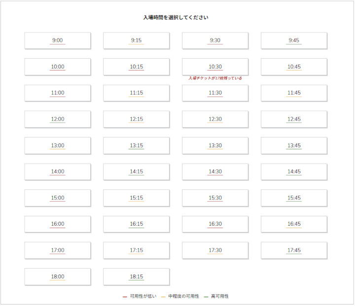 casamila-ticket-howto-book-3 バルセロナ観光 カサミラ(Casa Mil)のチケット予約方法 通常チケットの時間選択