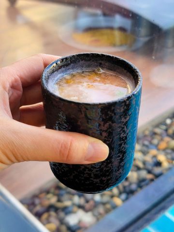 bangkok-hotel-clover-asoke-breakfast-thai-smoothie ホテルクローバーアソークバンコク 朝食のスムージー