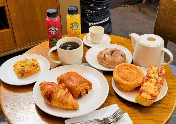 hotel-resonance-taipel-hilton-breakfast-starbucks-2 ホテルレゾナンス台北 タペストリー コレクション by ヒルトン スタバの朝食