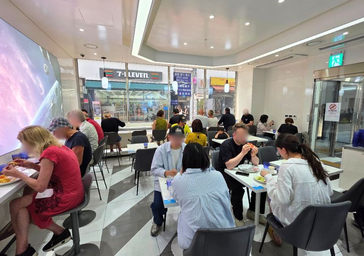 henn-na-hotel-seoul-myeongdong-breakfast-venue 変なホテルソウル明洞 朝食ビュッフェの会場