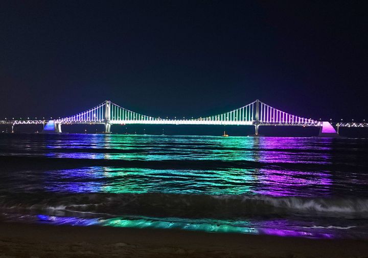 busan-gwangalli-diamond-bridge 釜山観光 広安里海岸のダイヤモンドブリッジ