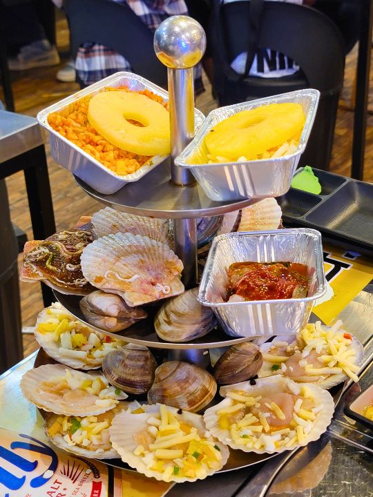 busan-restaurant-josaeho-shells 釜山観光 Josahoの貝焼き